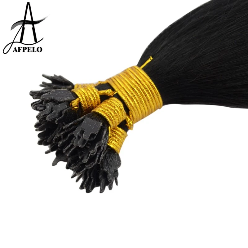 Remy fan tip hair extension Remy fan tip hair extension